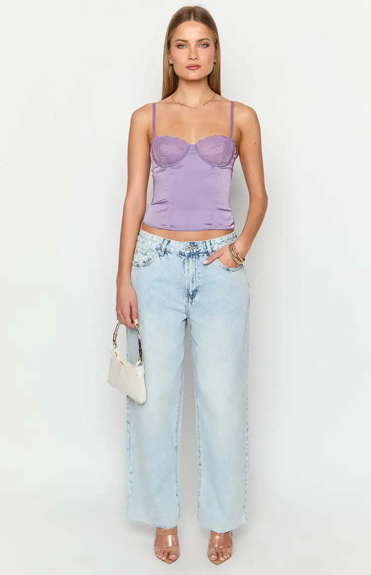 Graicey Purple Corset Top