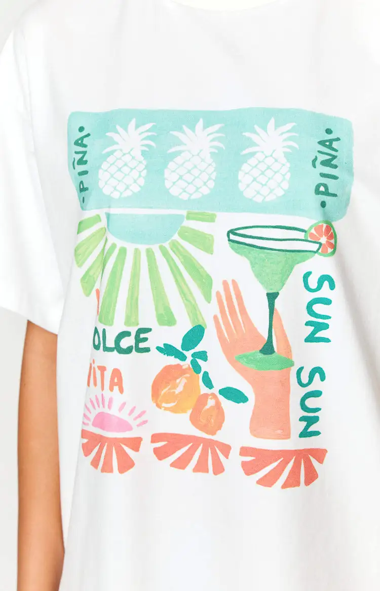 Jaz Dolce Vita Print Tee