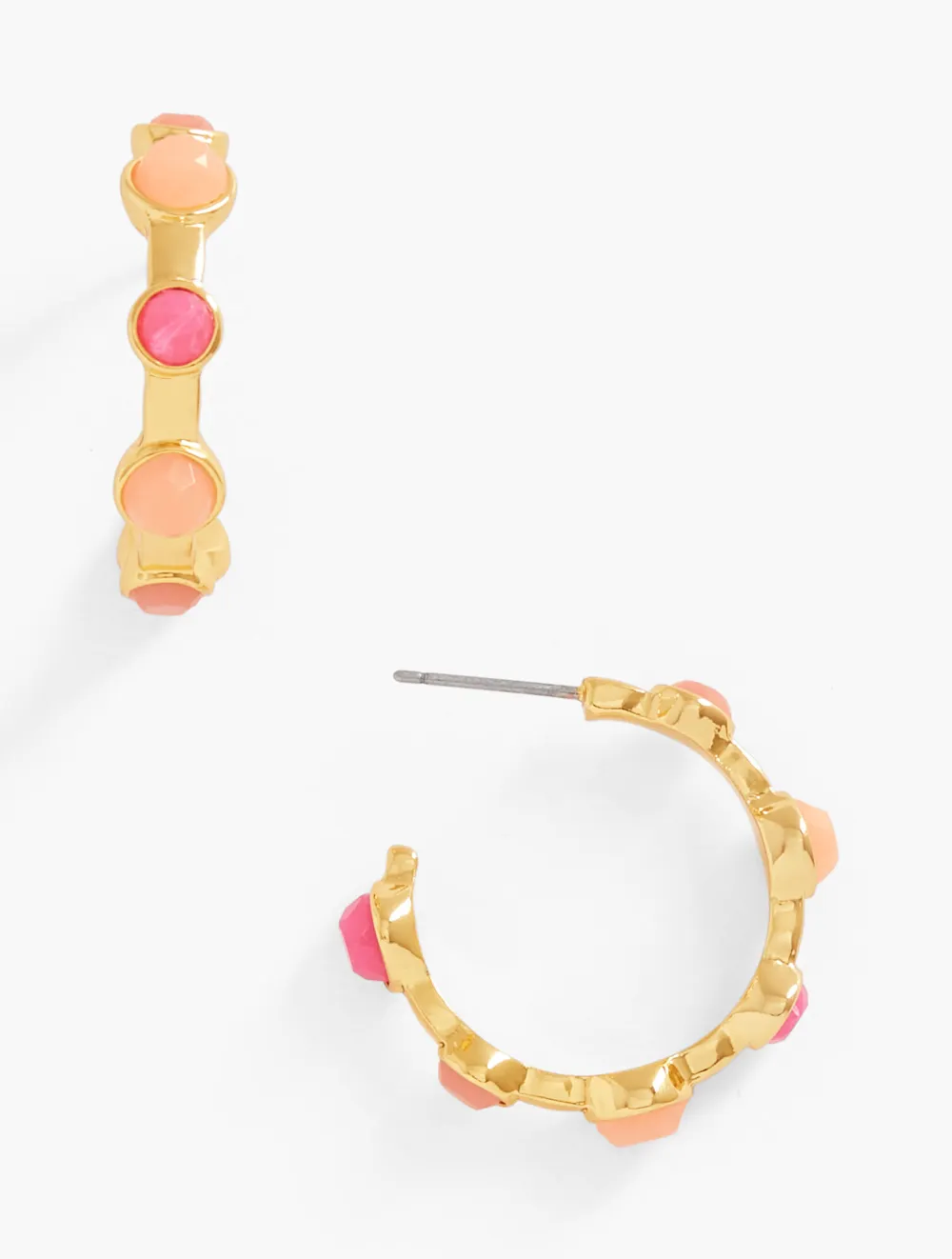 Spring Color Hoop Earrings