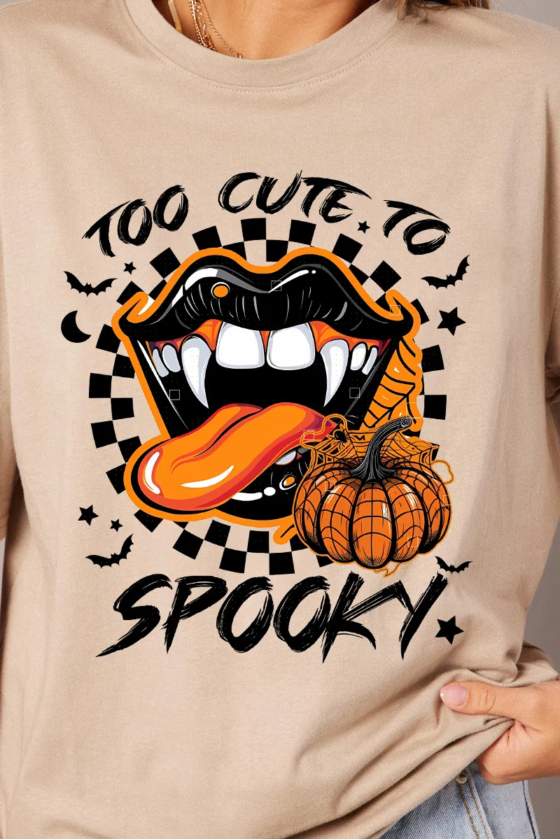 Women's Pumpkin Combination Printed T-shirt