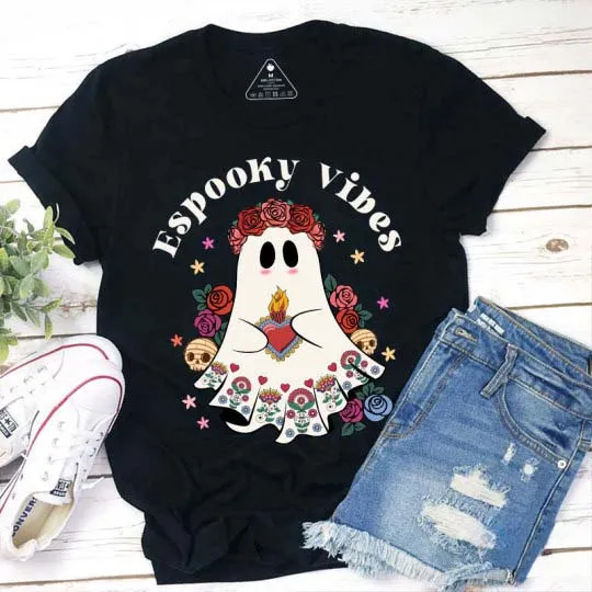 Espooky Vibes Spanish Teacher T-Shirt