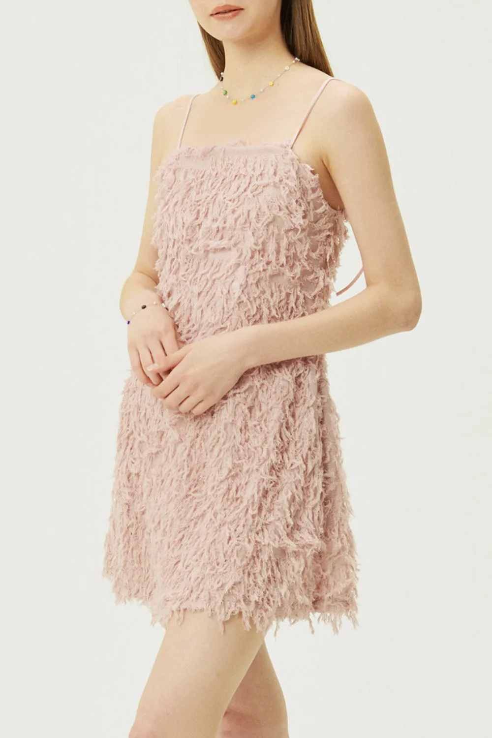 Liane Faux Feather Dress