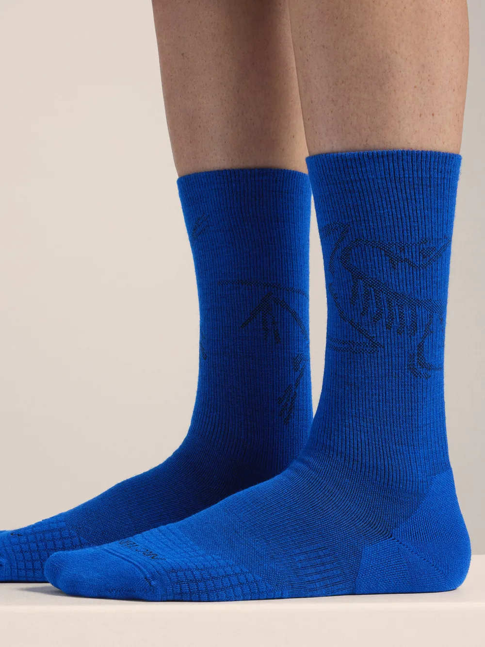 Merino Wool Mid Bird Sock