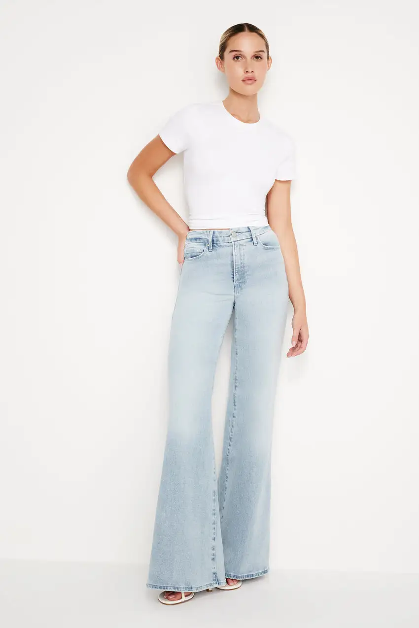 GOOD WAIST PALAZZO JEANS