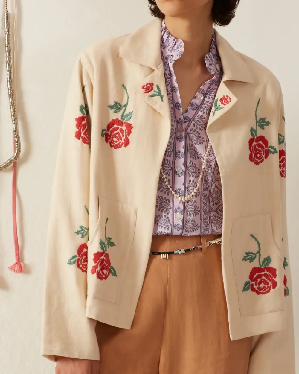 Western Blush Rose Jacket