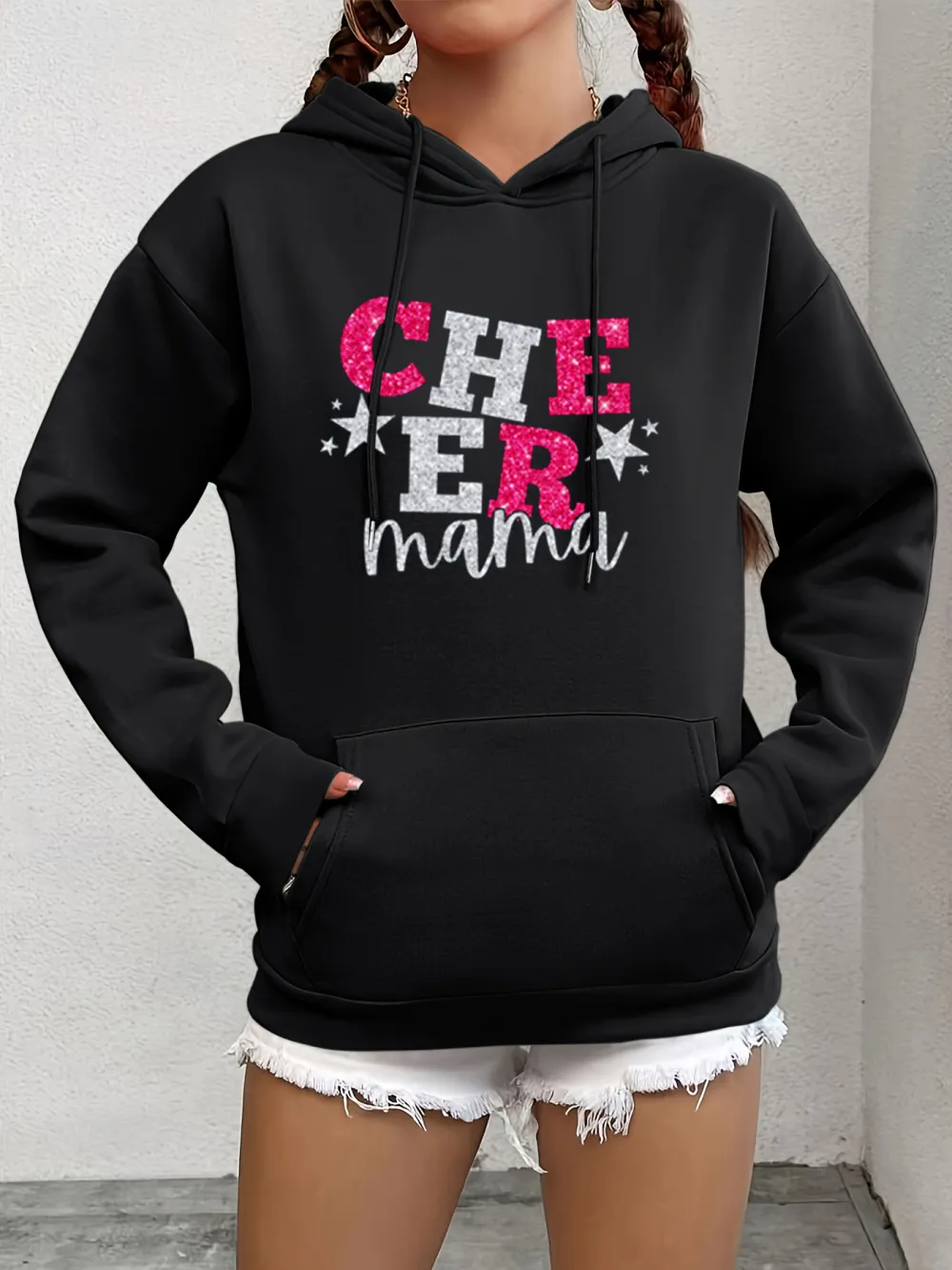 Cheer Mama Glitter Graphic