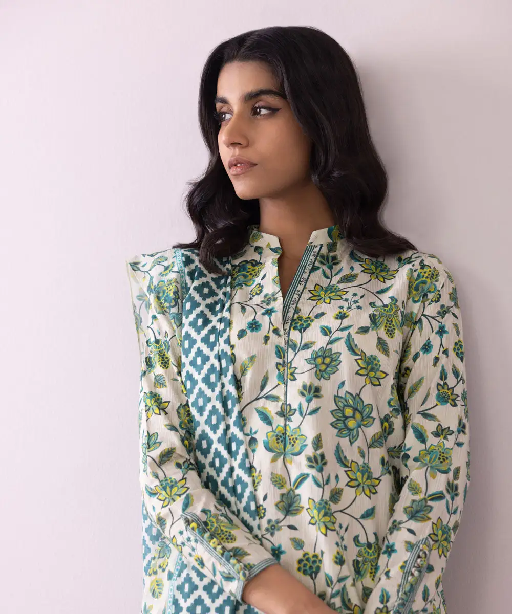 2 Piece - Printed Lawn Suit