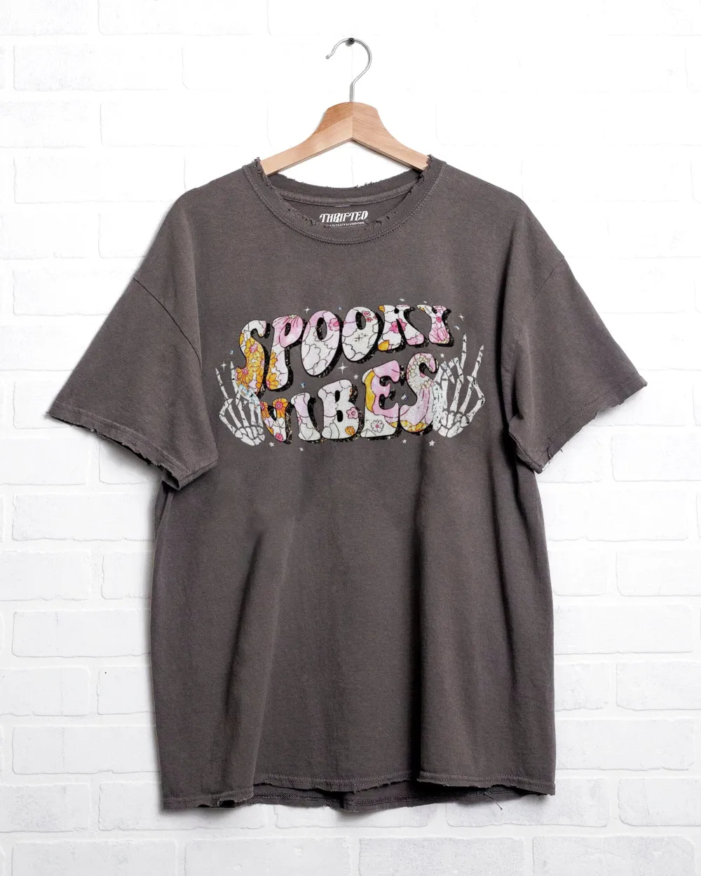 Women's Pumpkin English Halloween Printed T-shirt