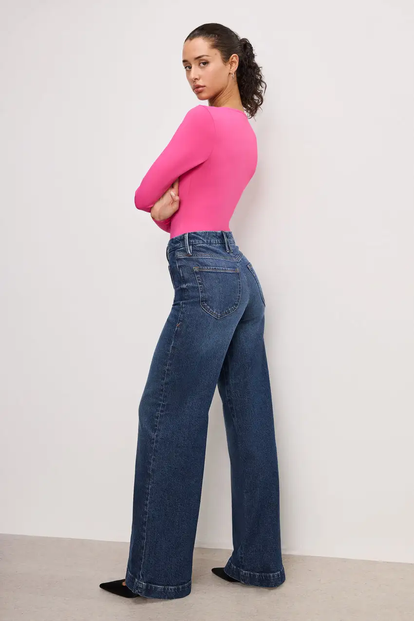 GOOD WAIST PALAZZO JEANS