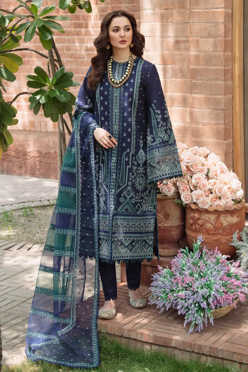 Tehseen Embroidered Lawn