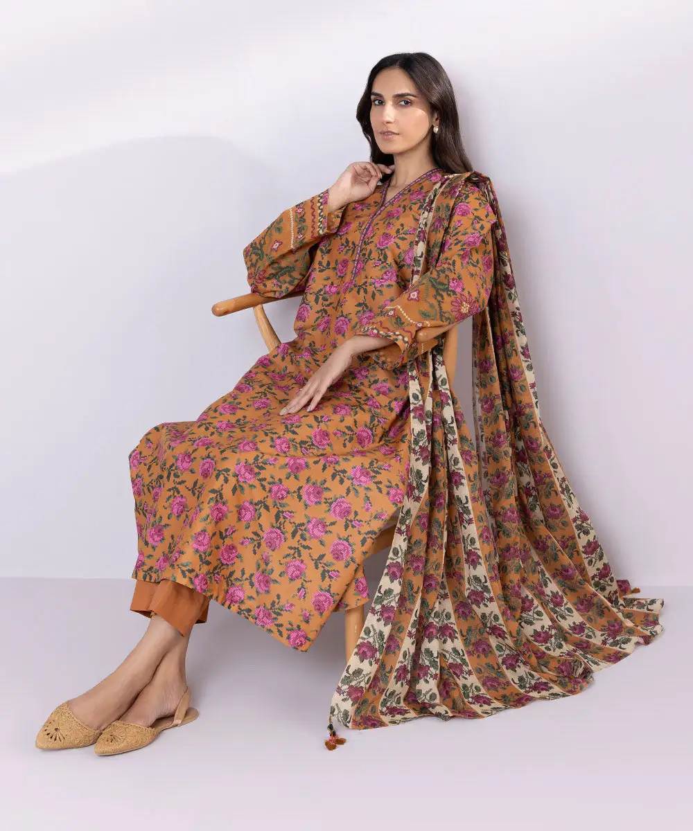 2 Piece - Embroidered Lawn Suit