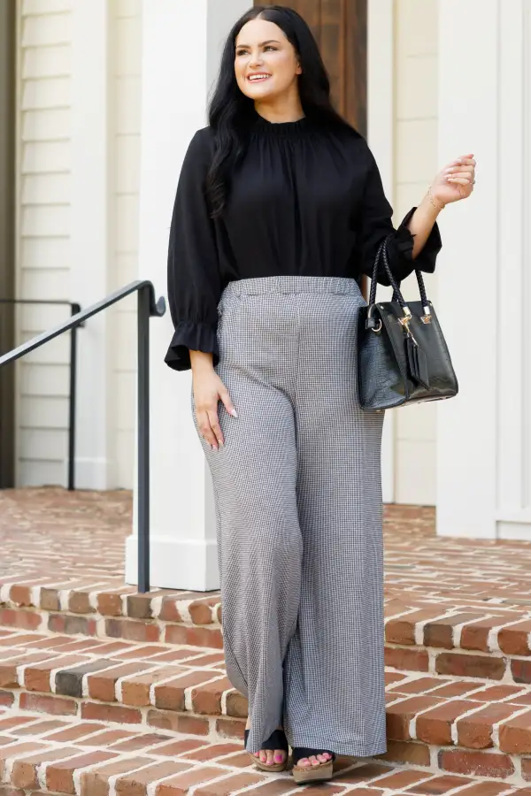 Stylish Ease Pants, Black