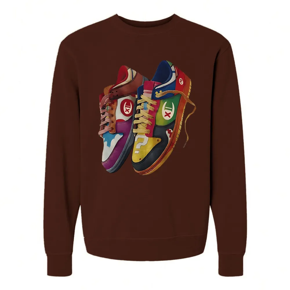 SHOE DESIGNED PATTERN PRINTED SWEATSHIRT 02