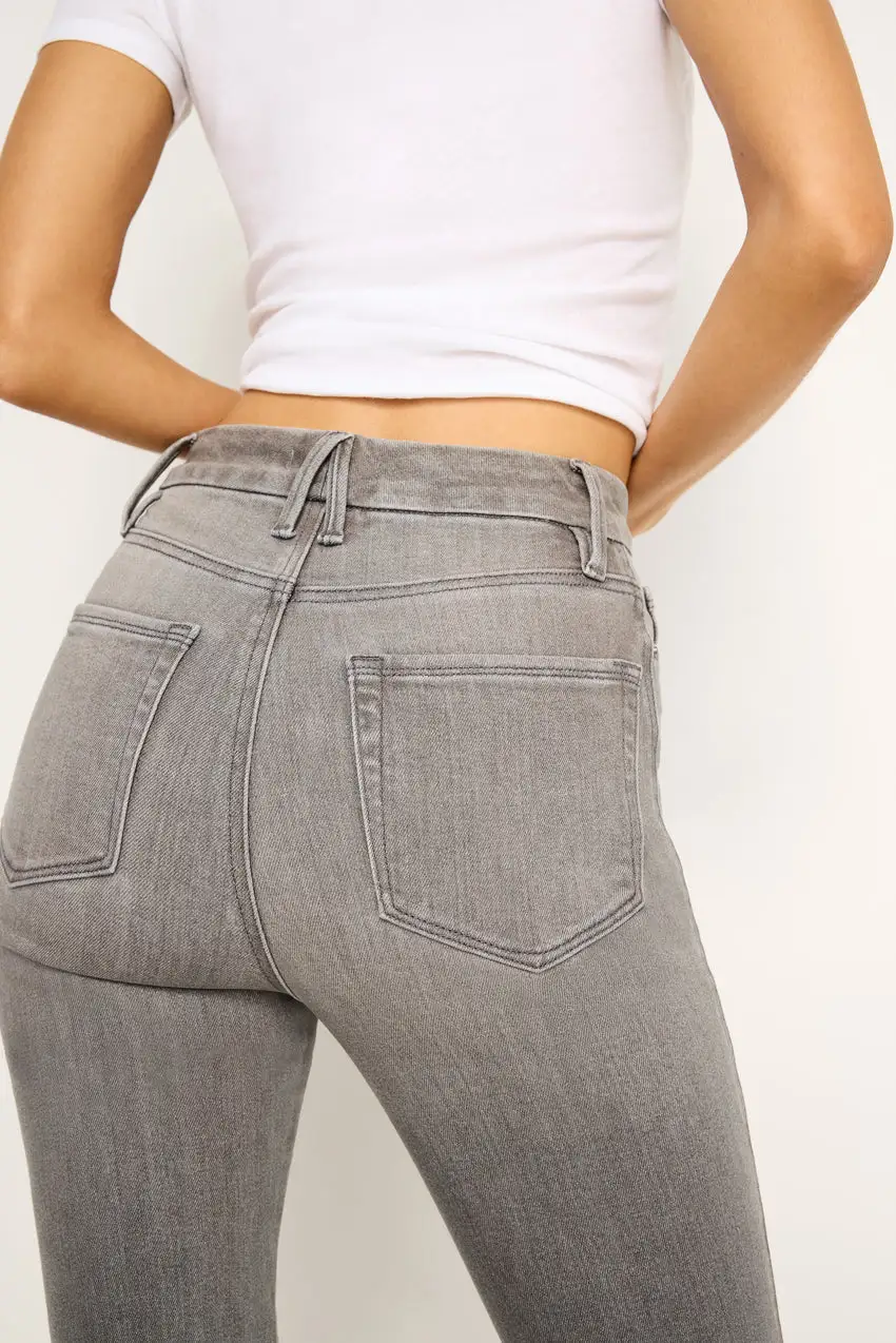 GOOD CURVE STRAIGHT LIGHT COMPRESSION JEANS