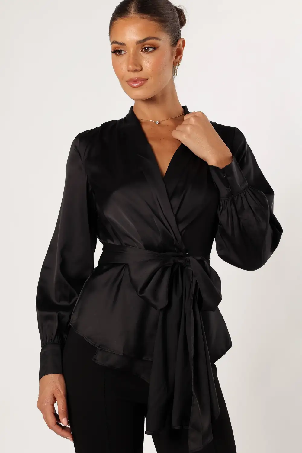 Aydin Wrap Top - Black