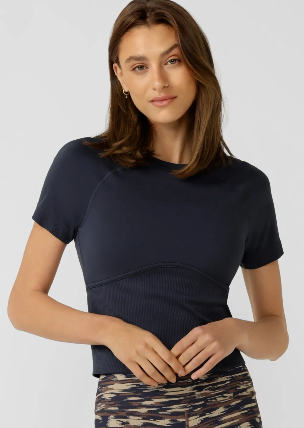 Seamless Contour Short Sleeve Top