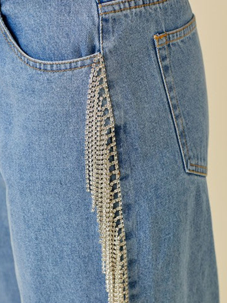 Broadway Rhinestone Denim Jeans