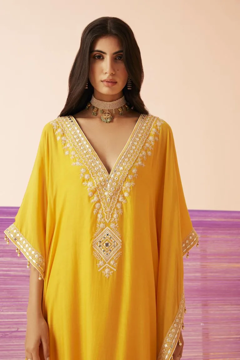 Starry Day Muslin Kaftan