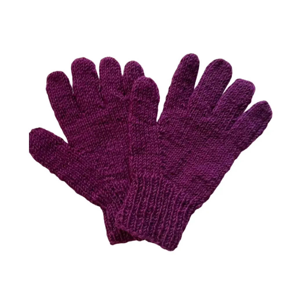 Single-knit Wool Gloves