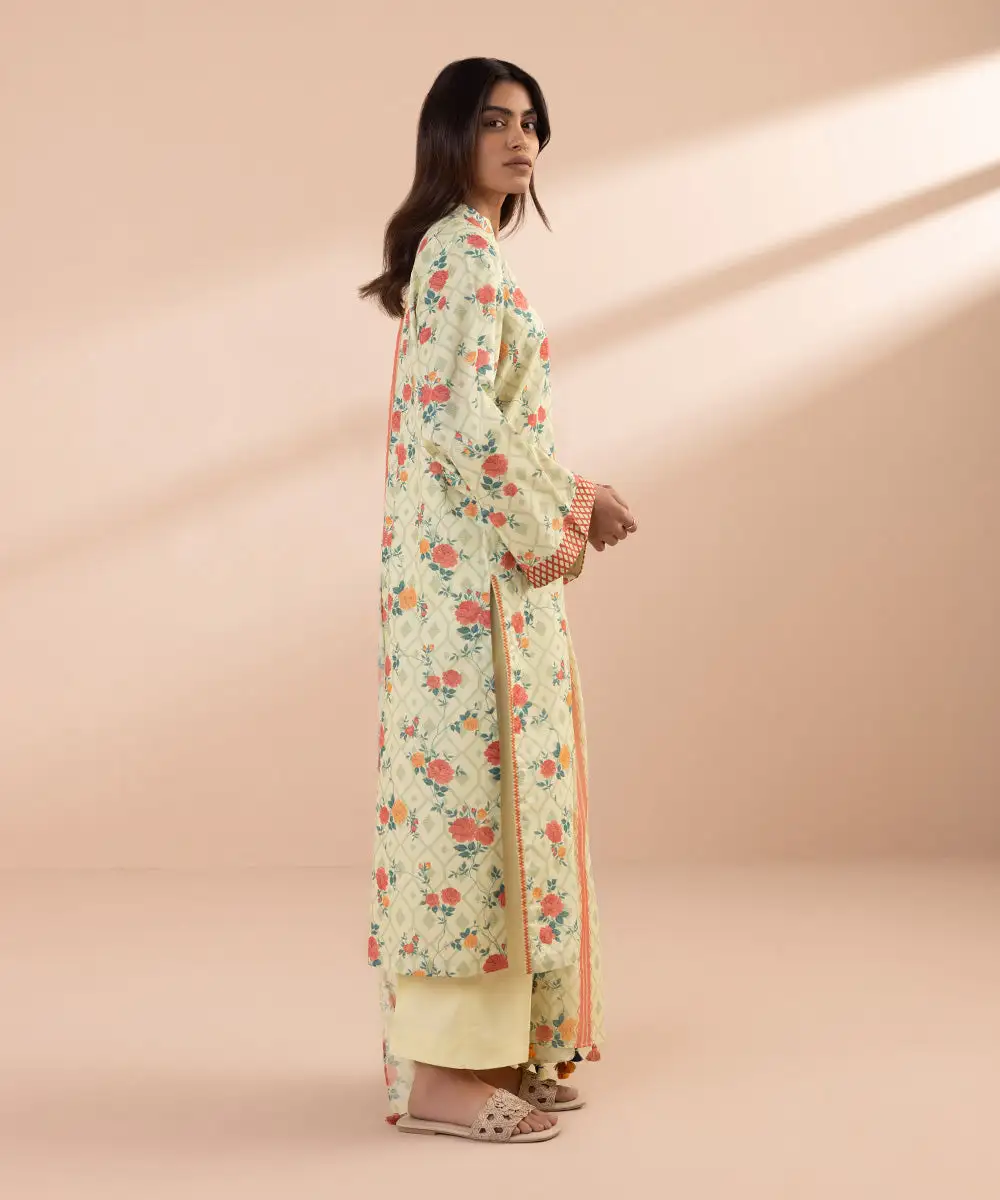 3 Piece - Printed Lawn Suit