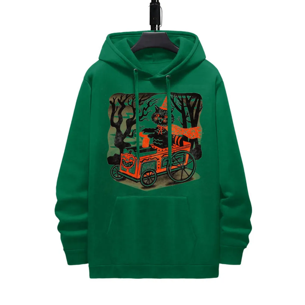 Pumpkin Cart Halloween Hoodie