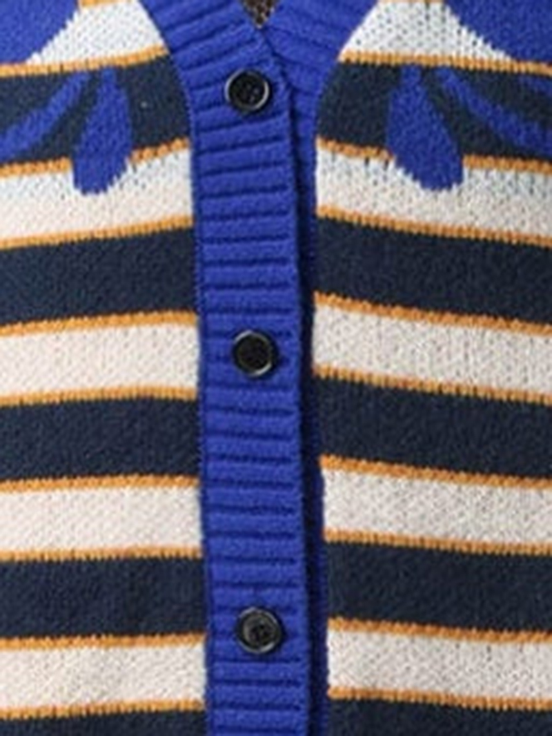 Soft Stripe Knit Cardigan