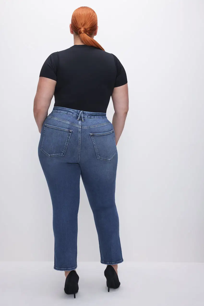 GOOD STRAIGHT LIGHT COMPRESSION JEANS