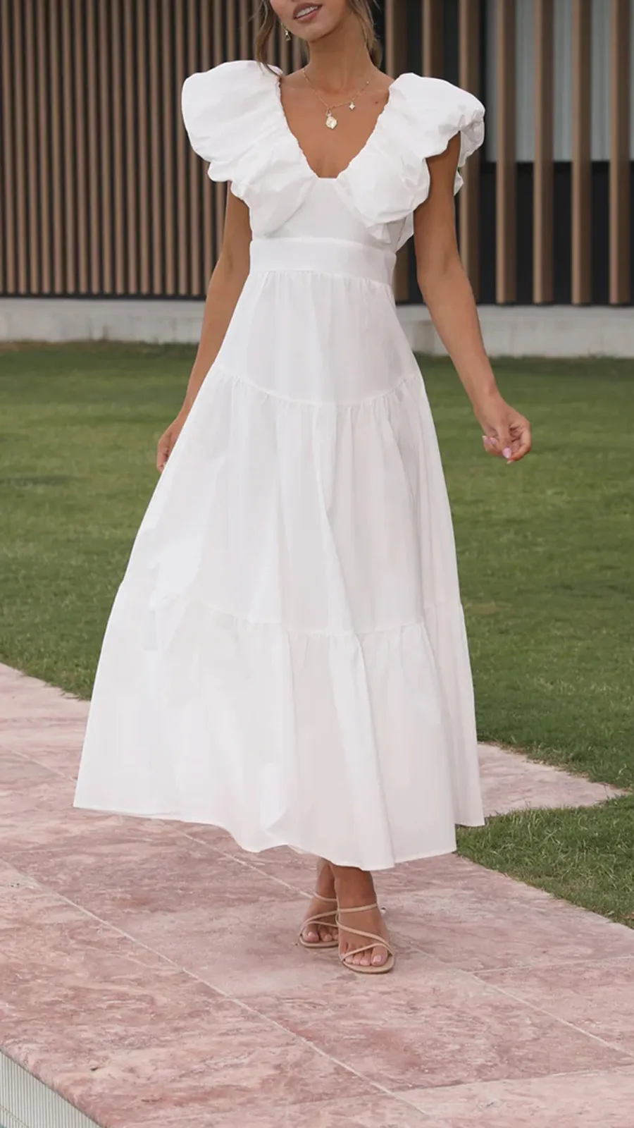 Emma Maxi Dress - White