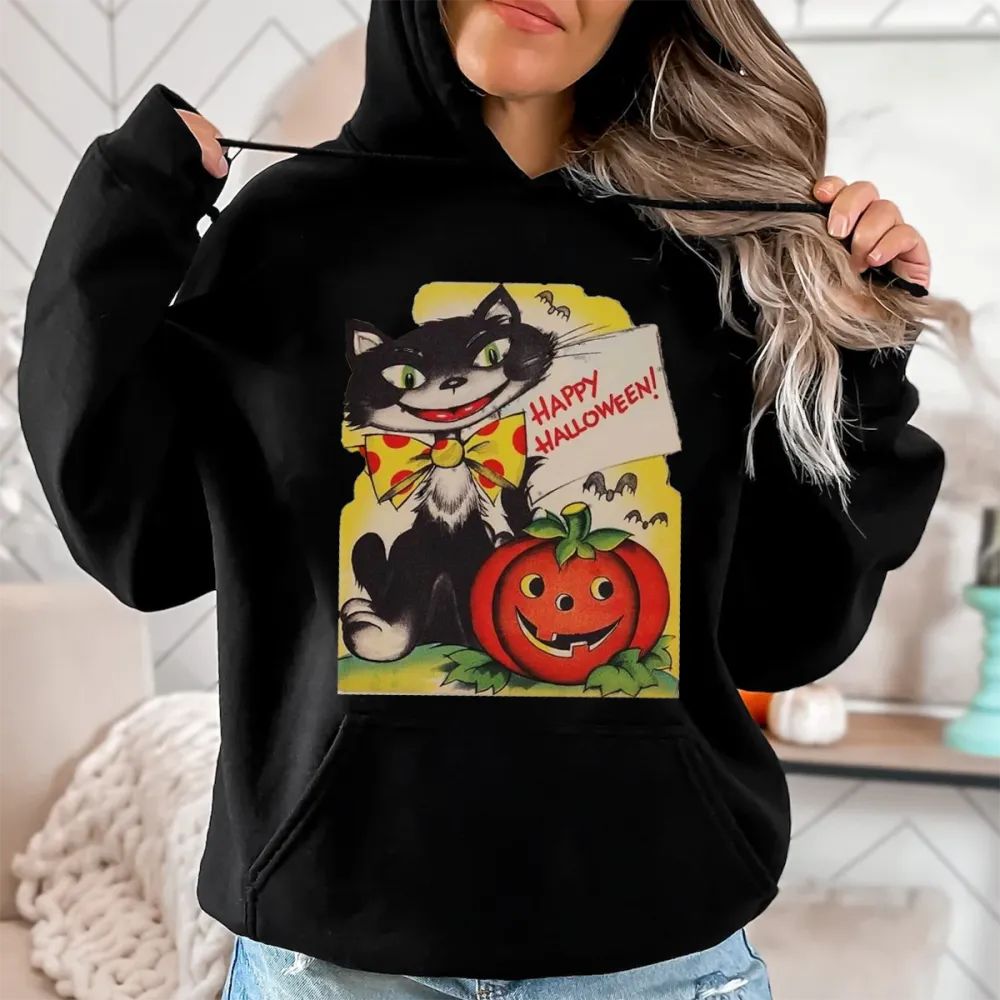 90s Kitty Halloween Hoodie