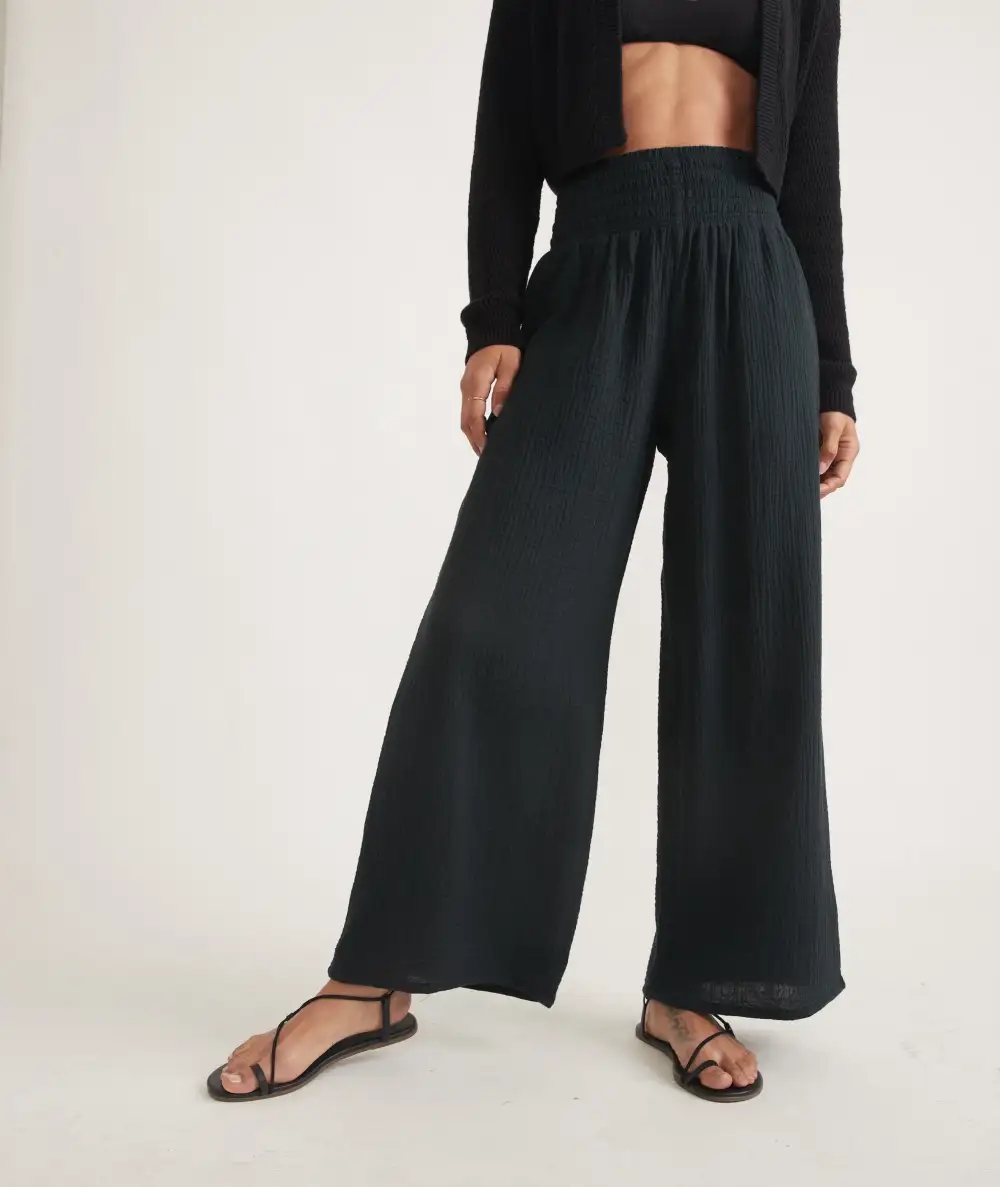 Sophia Double Cloth Palazzo Pant