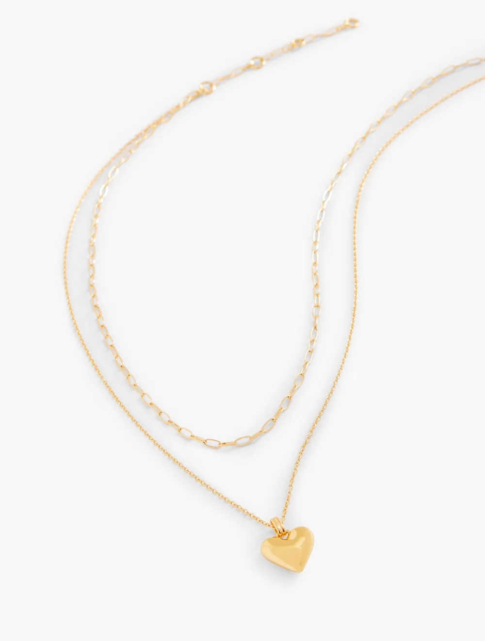 Classic Heart Layered Necklace