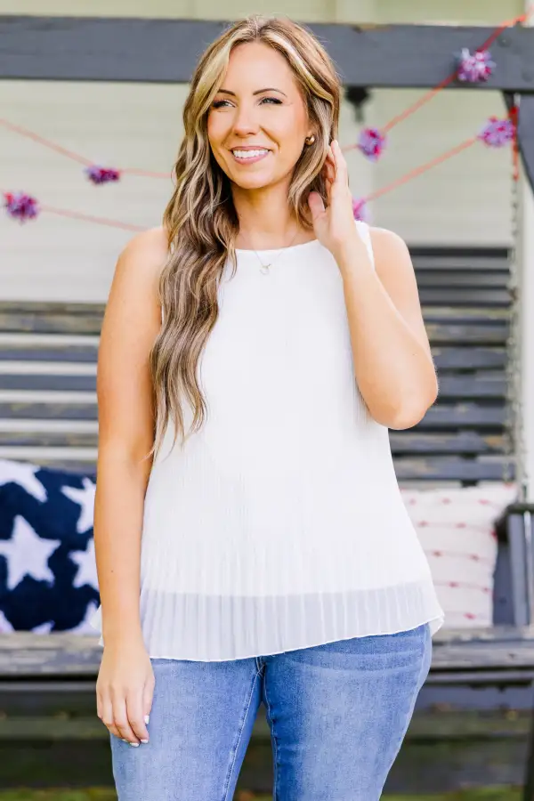 Destined For You Top, White