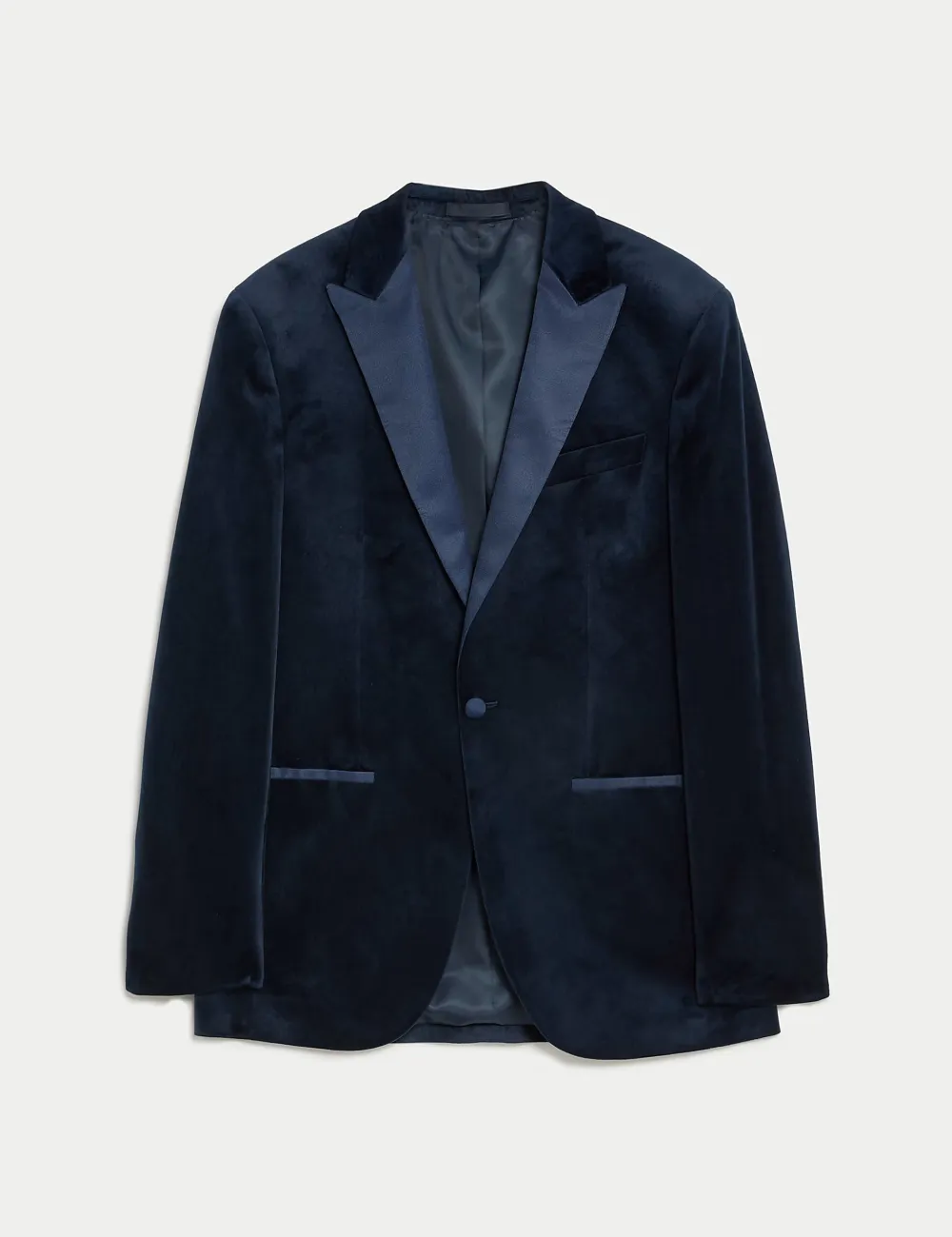 Slim Fit Velvet Tuxedo Jacket