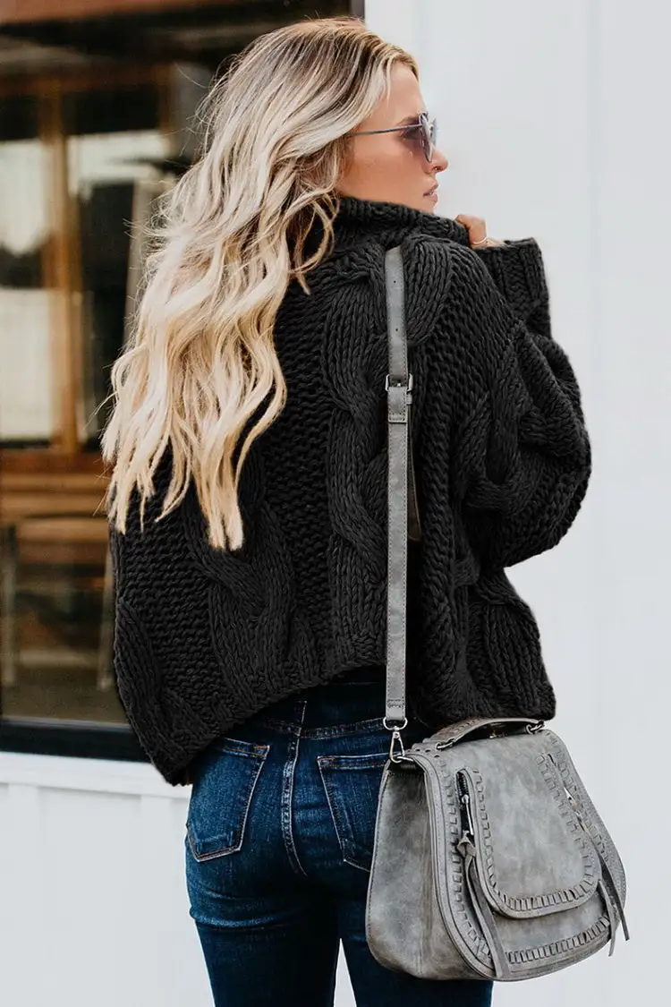 Plain Highneck Sweater