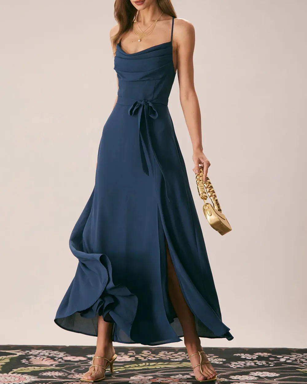 Long halter dress