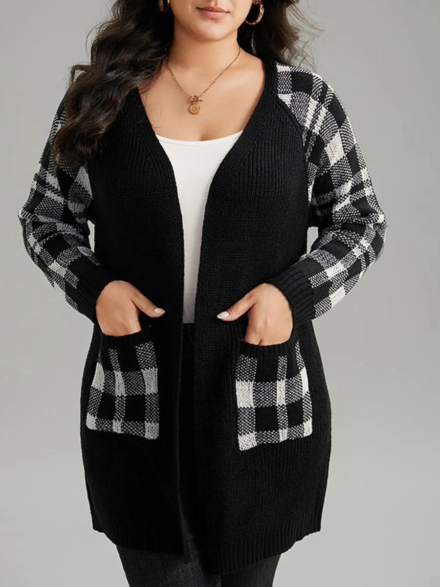 Cardigan with rotator sleeves