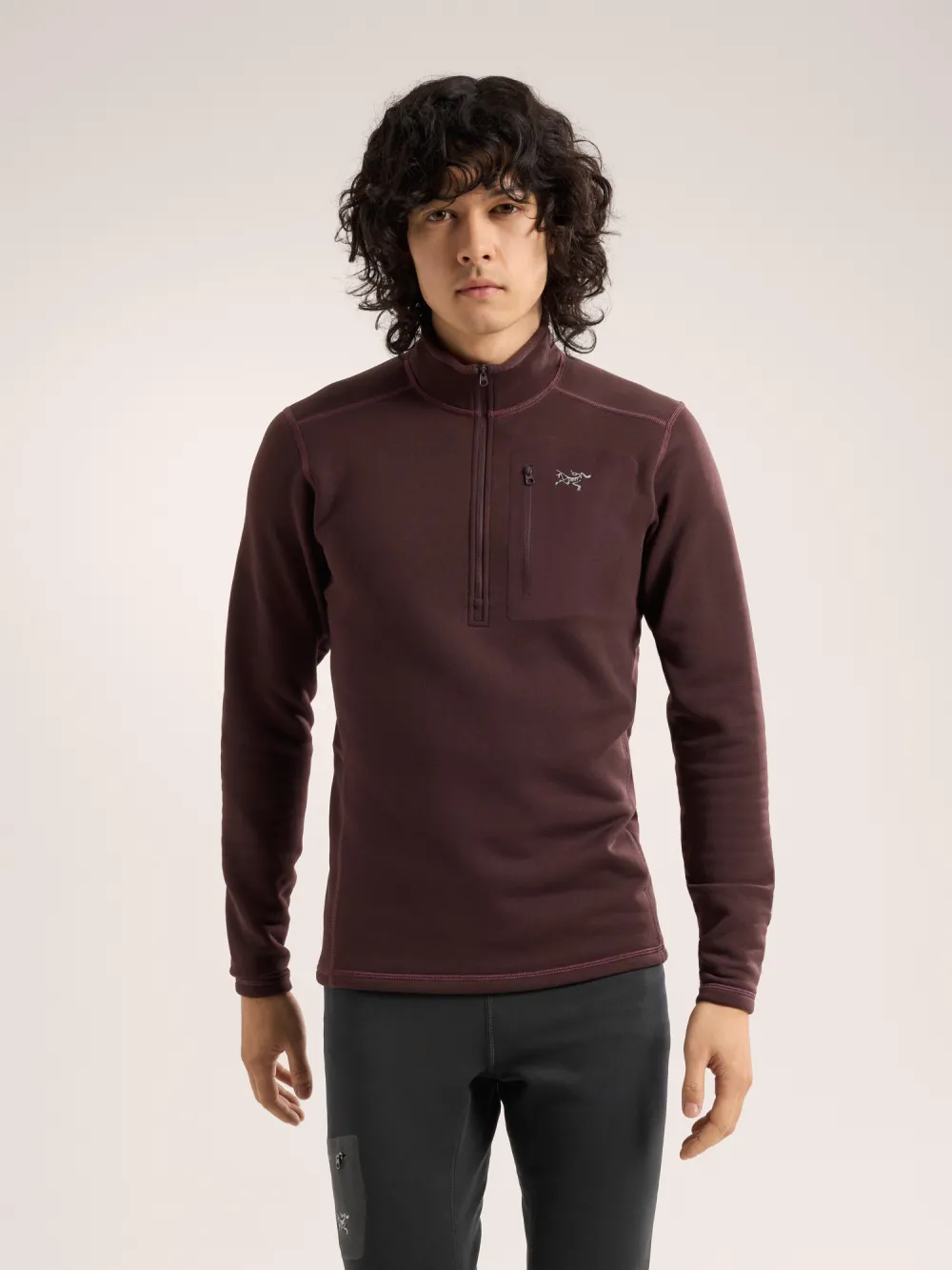 Rho Heavyweight Zip Neck Men's