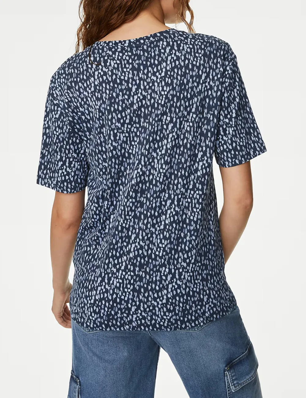 Cotton Modal Blend Printed T-Shirt