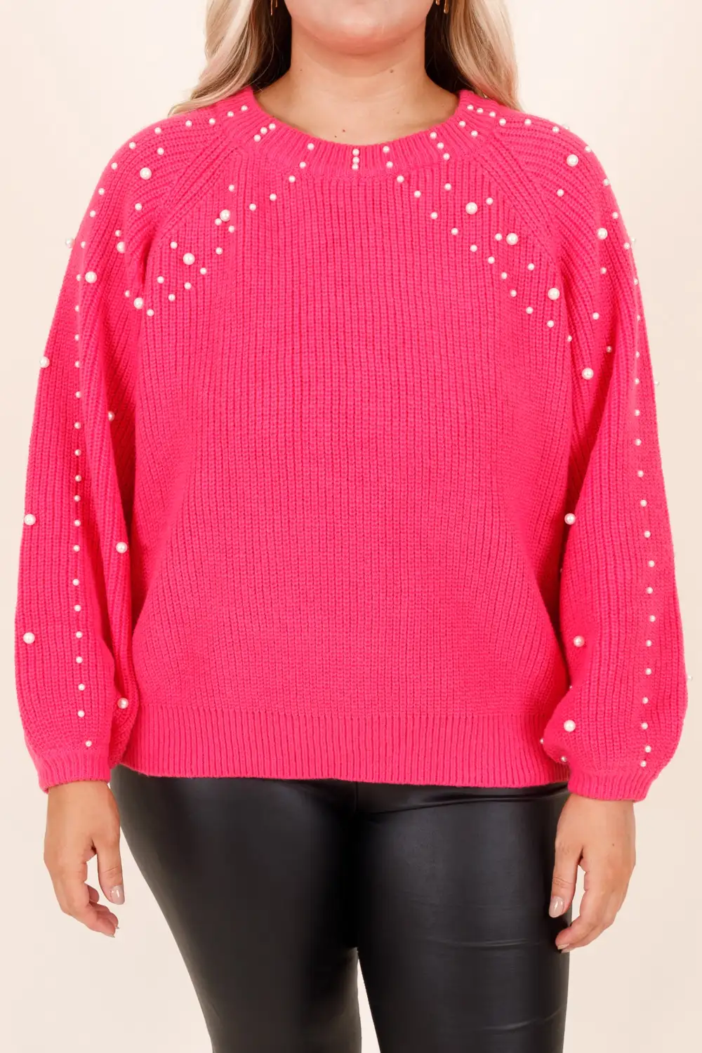 There's A Spark Sweater, Hot Pink