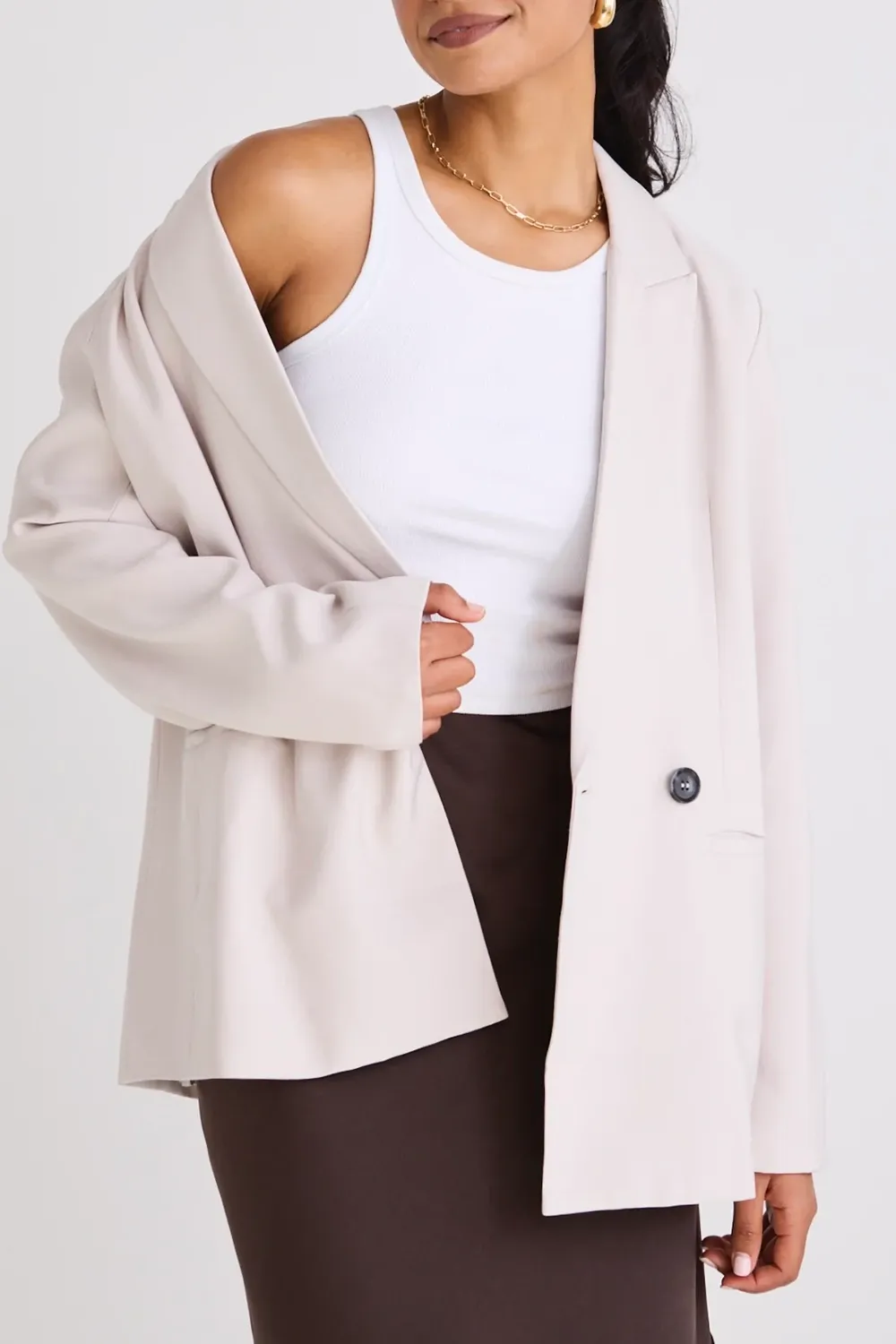 Effortless Bone Soft Touch Blazer