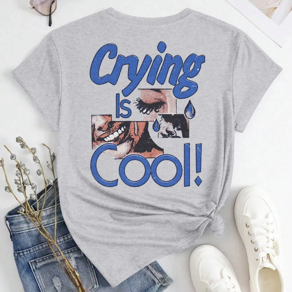 crying is cool Women's T-shirt