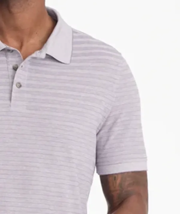 Horizontal Striped Polo