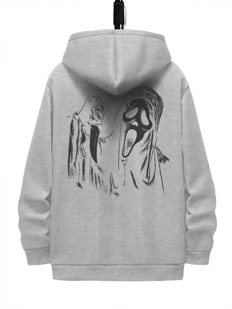 Ghost print hoodies how perfect and cozy piece for your Halloween day