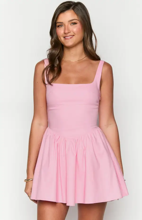 Travis Pink Mini Dress