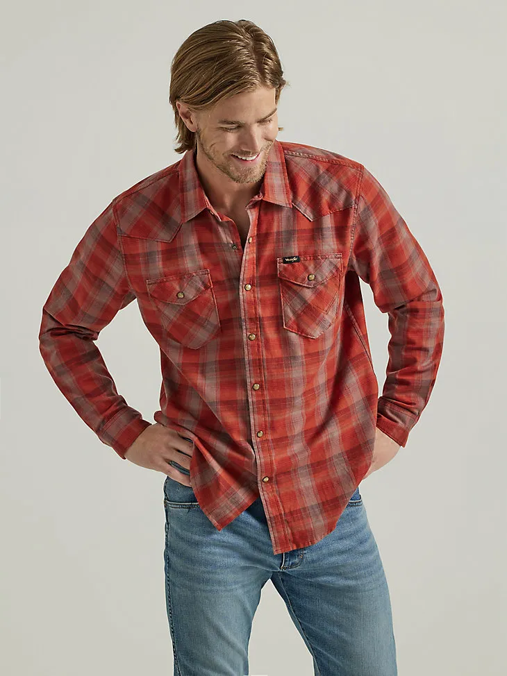 MEN'S BROKEN TWILL PLAID SHIRT IN LAUREL WREATH