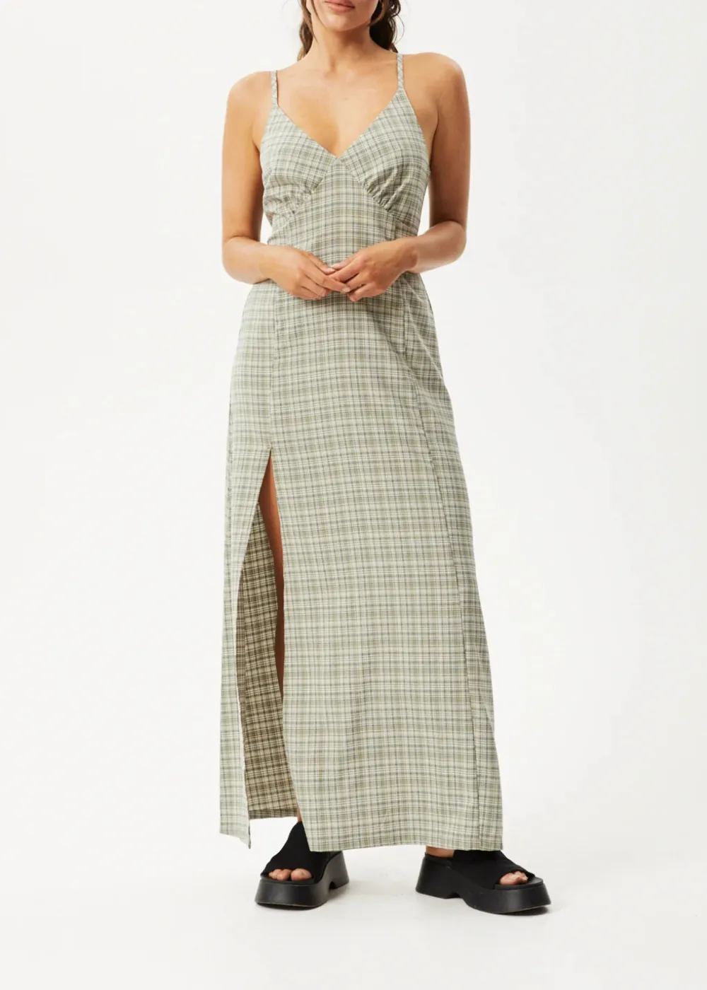 WILLOW CHECK - MAXI DRESS