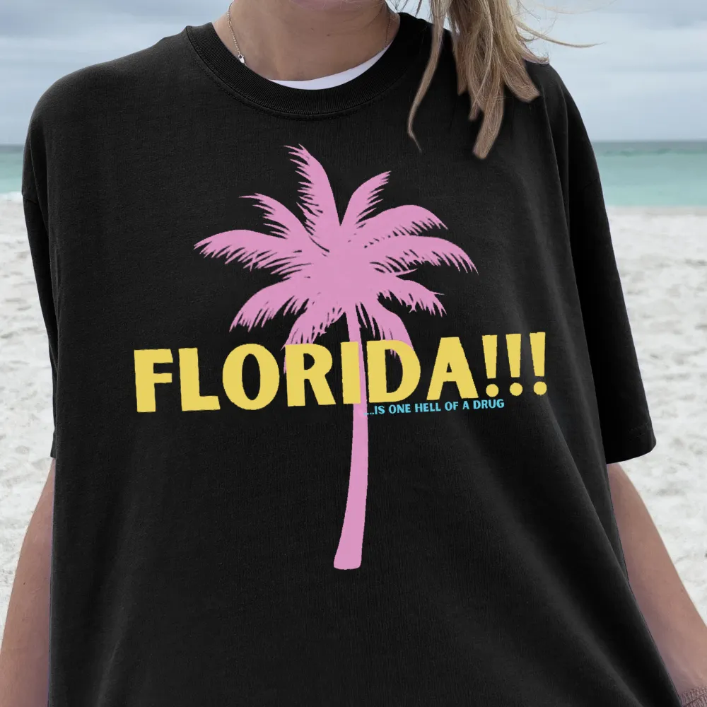 Women's Florida!!! Crew Neck Loose Tee