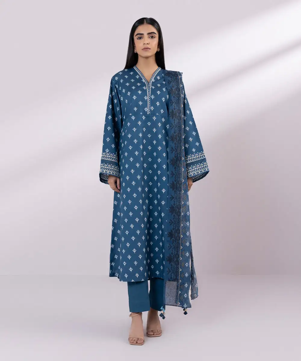 2 Piece - Embroidered Lawn Suit