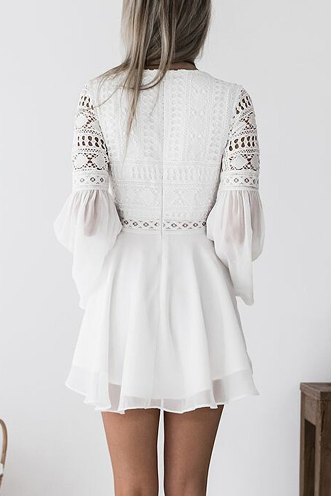 Alyse Dress (White) - BEST SELLING