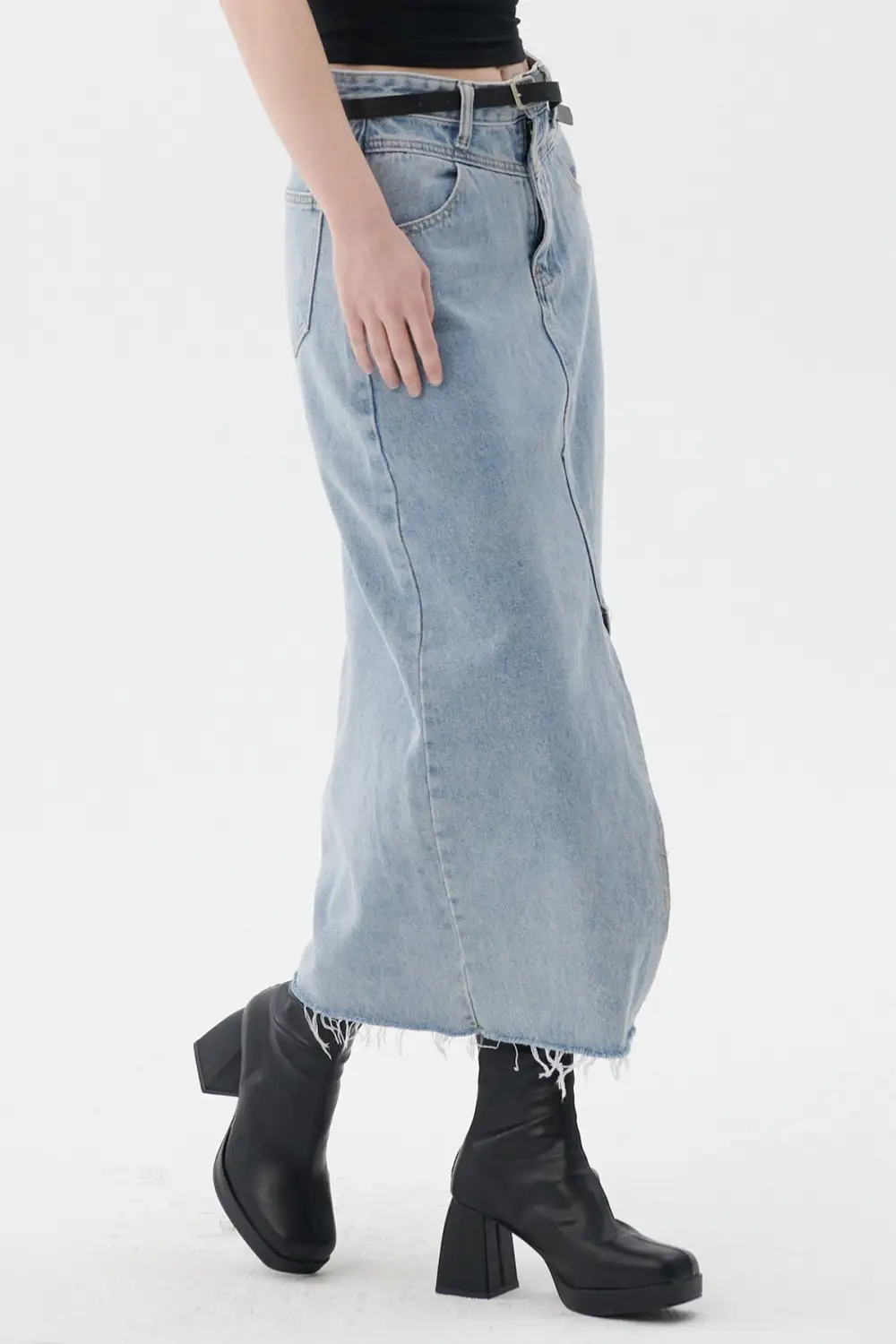 Peyton Denim Skirt